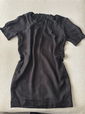 Fendi Black Short-Sleeve Shift Dress
